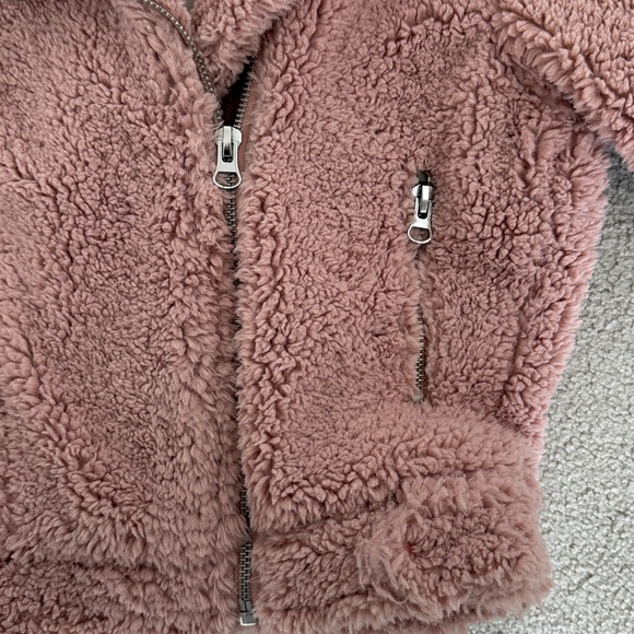 Urban Outfitters Pink Sherpa Puffer Jacket - Picture 4 of 4